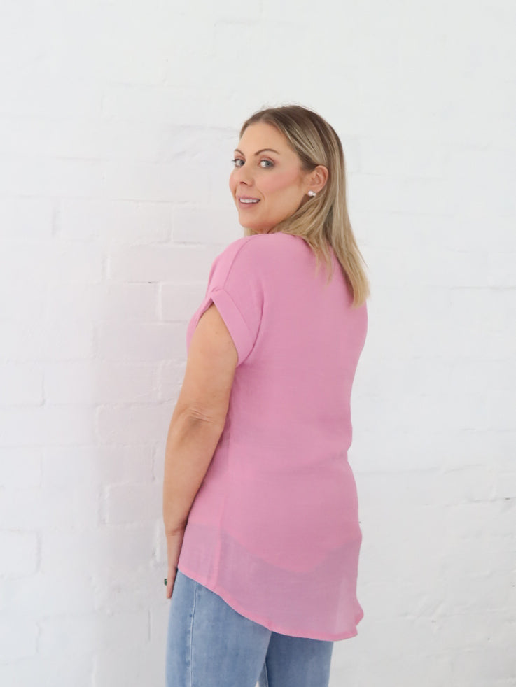 Lizzy Top - Pink