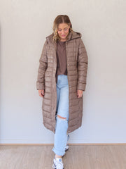 Carson Coat - Taupe