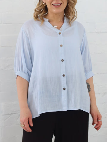 Effy Blouse- Powder Blue