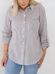 Emma Shirt- Chocolate