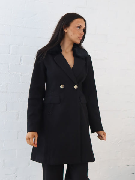 Madrid Coat- Black