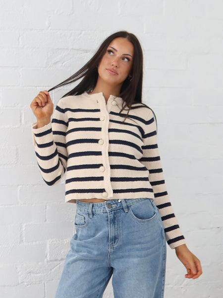 Blanca Cardigan - Navy