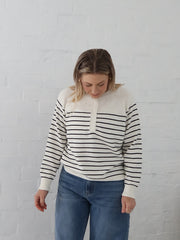 Emery Knit - White and Black