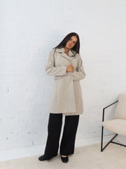 Madrid Coat- Taupe