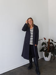 Hardin Coat - Dark Navy