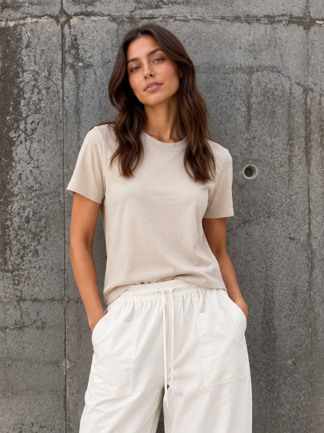 Hallie Tee- Stone