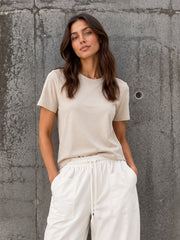 Hallie Tee- Stone