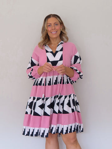 Cyprus Dress - Pink