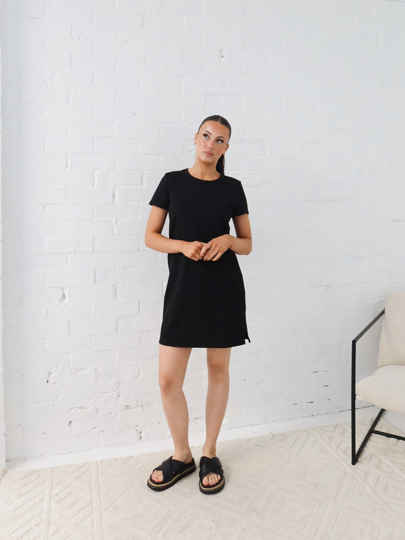 Ultimate School Run Dress- Black