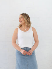 Ivy Top- White