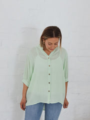 Effy Blouse- Light Green