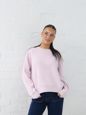 Gracie Relaxed Crew - Orchid