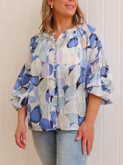 Noosa Blouse - Blue