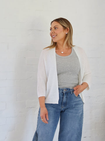 Everlyn Cardi- Vanilla