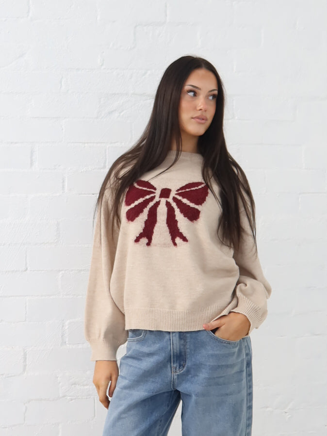 Ribbon Knit- Sand