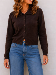 Esme Knit Top- Chocolate