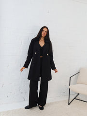 Madrid Coat- Black