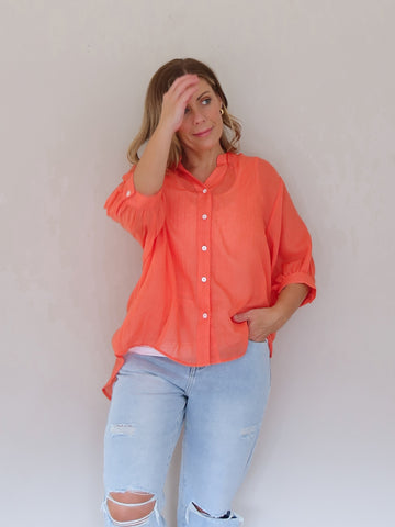 Mimi Blouse - Orange