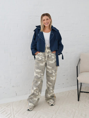 Royce Pant- Gold Stripe
