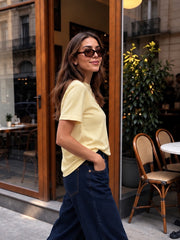 Hallie Tee- Butter Yellow