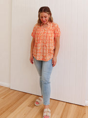 Exmouth Blouse - Orange