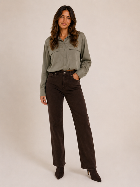 Crew Jeans- Chocolate