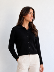 Esme Knit Top- Black