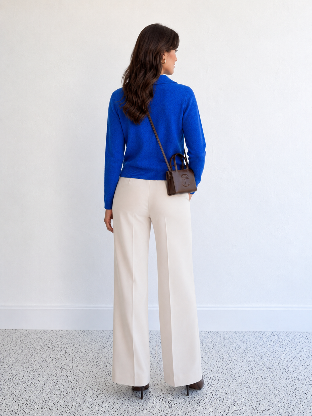 Esme Knit Top- Cobalt