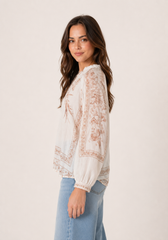 Rosalie Blouse- Cream