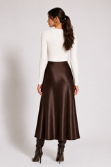 Kristen Skirt- Chocolate