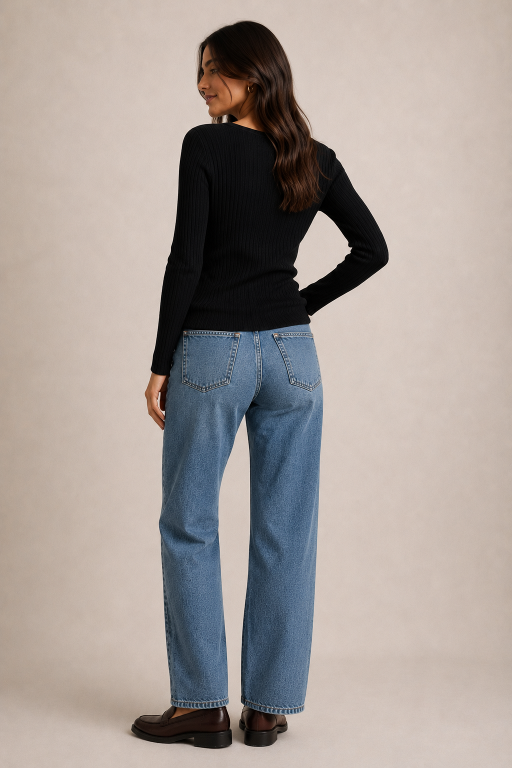 Sidney Knit Top- Black