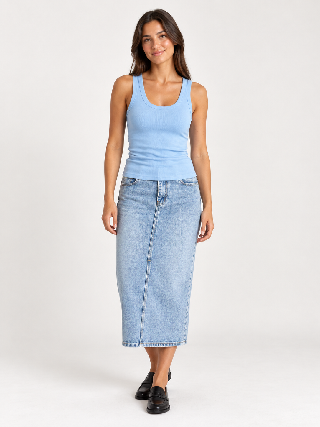Charlee Tank - Candy Blue