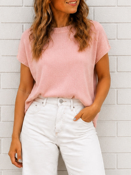 Mariah Knit Top - Pink