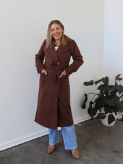 Hardin Coat - Chocolate