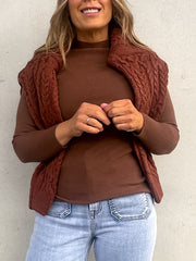 Kym Knit Top - Chocolate