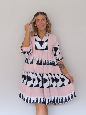 Cyprus Dress - Blush