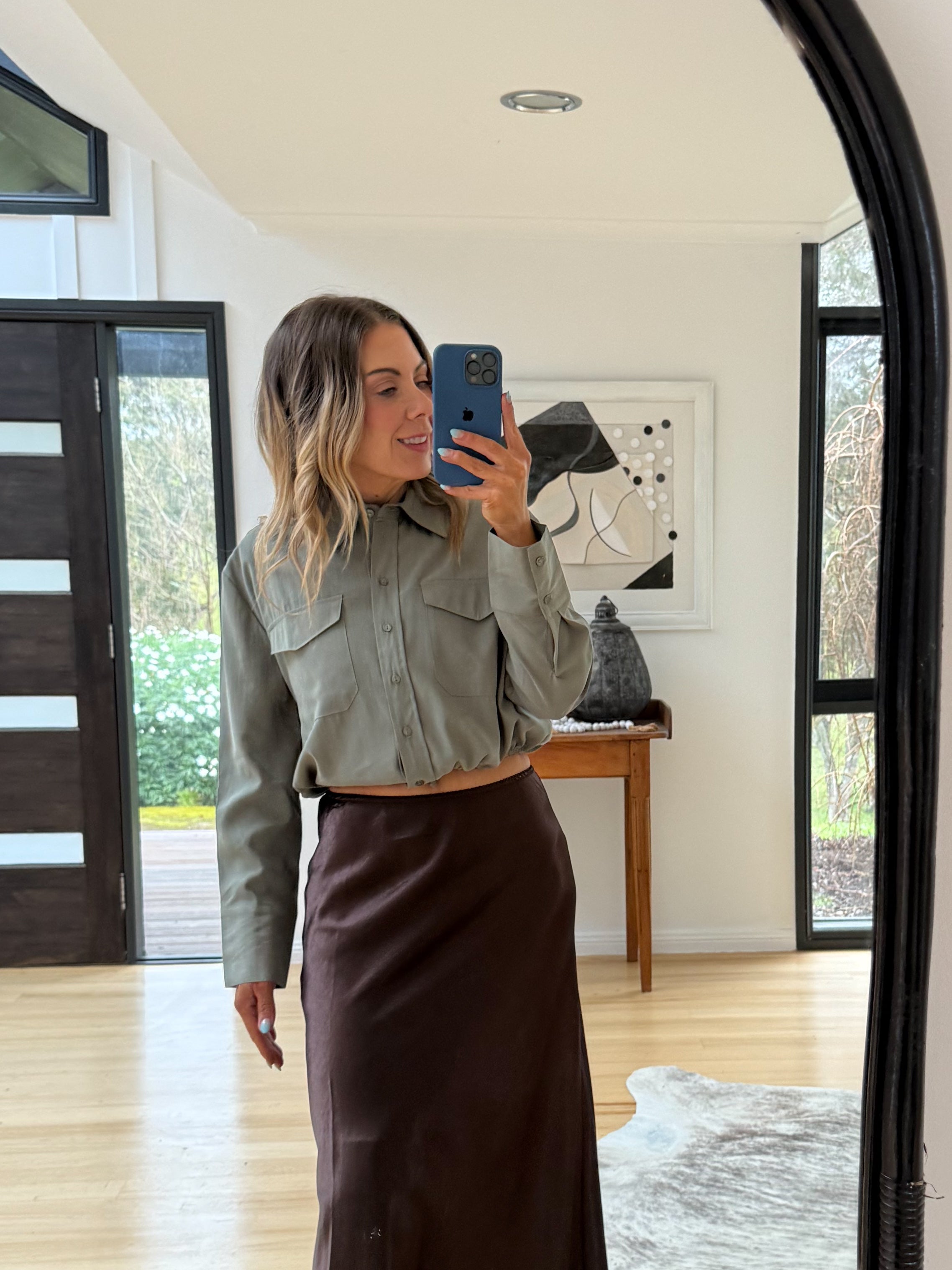 Hailey Shirt- Sage