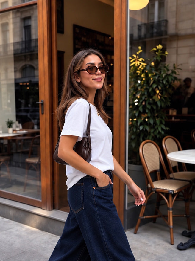 Hallie Tee- White