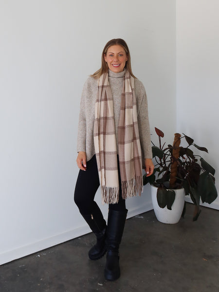 Maddie Scarf - Natural Beige