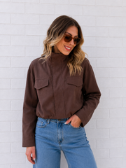 Rory Jacket- Chocolate