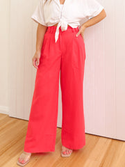 Carter Pants - Red