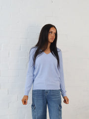 Karla Knit Top- Blue