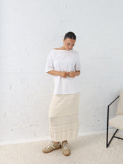 Radiance Crochet Skirt - Vanilla