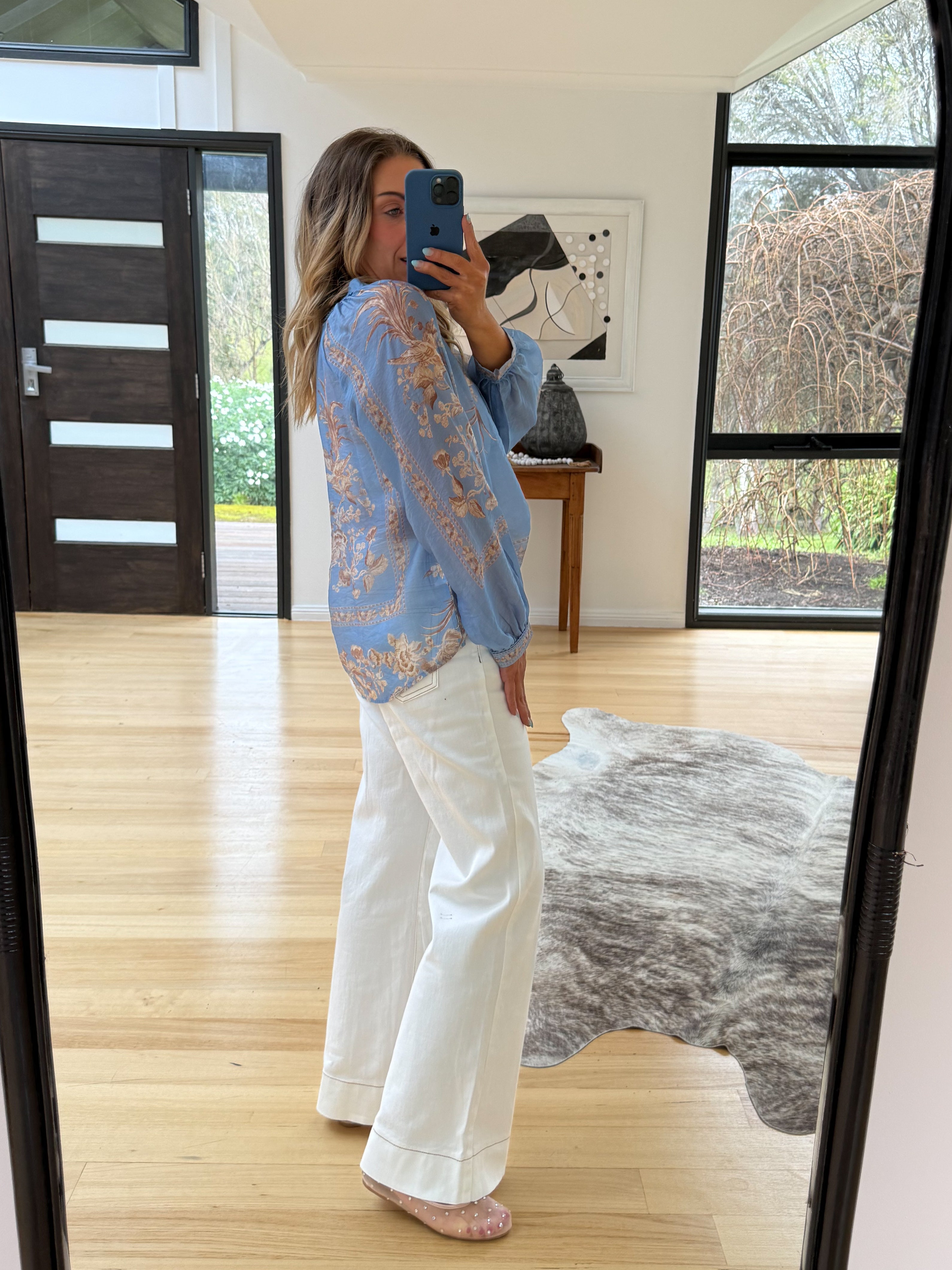 Rosalie Blouse- Blue