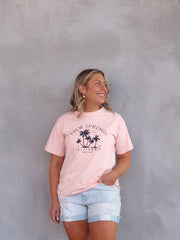 Palm Springs Tee - Pink