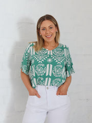 Renee Top- Green