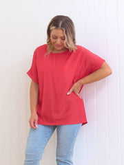 Tamsin Blouse - Red