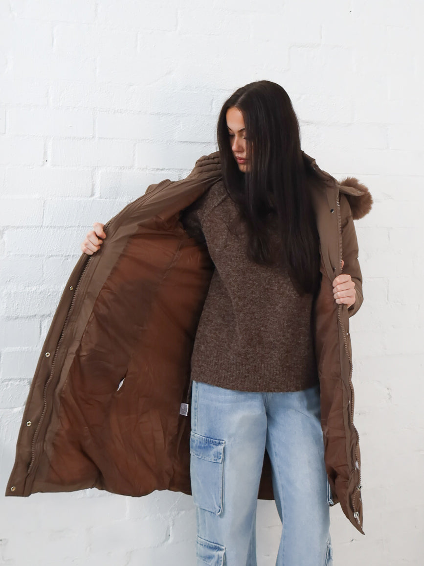 Tilly Coat- Mocha