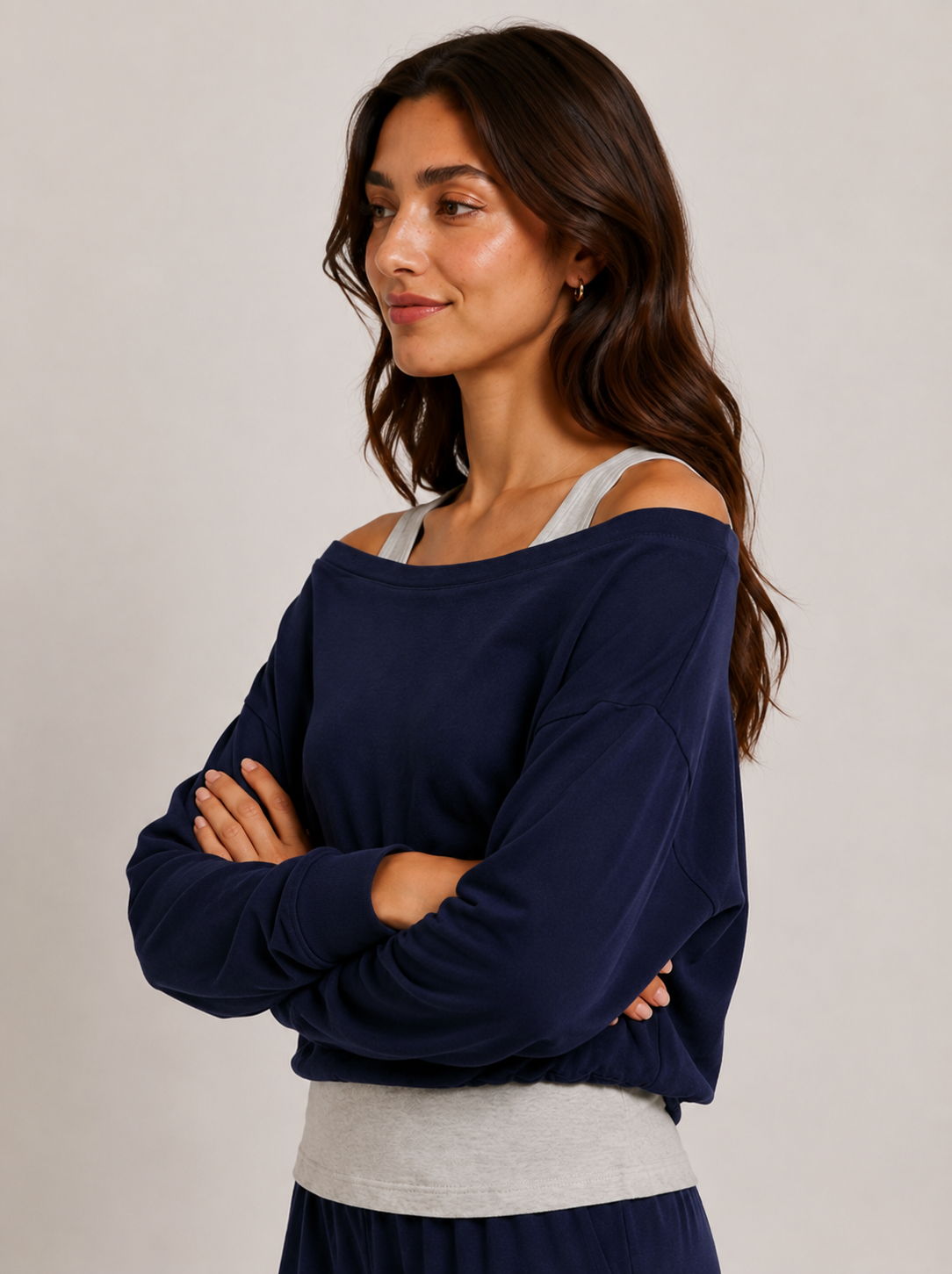 Juni Sweatshirt- Navy