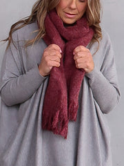 Sophie Scarf - Red/Burgundy